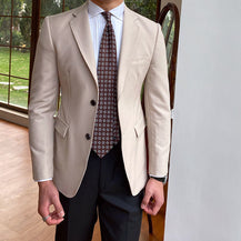 Men’s Fashionable Double-Breasted Suit