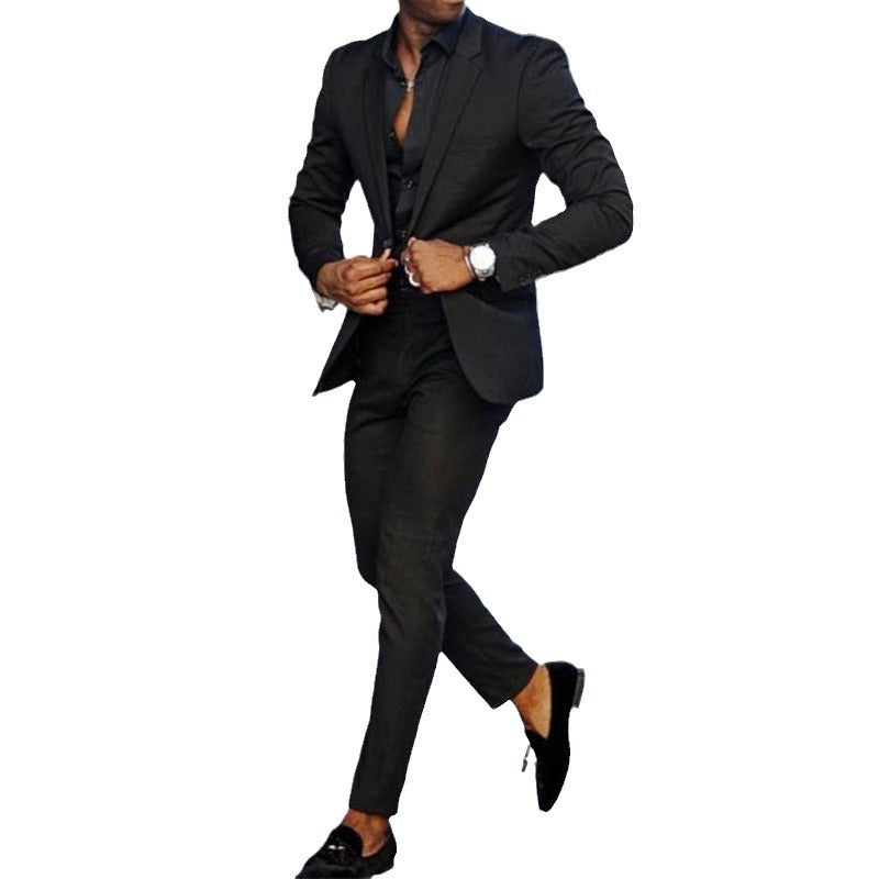 Stylish Two-Piece Digital Print Suit