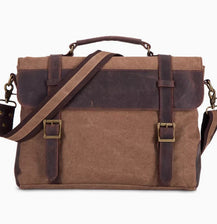 Men’s Large Genuine Leather Messenger Bag