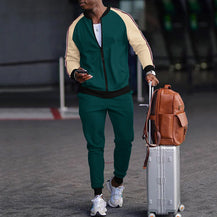 Men’s Stylish Zippered Sweater & Pants
