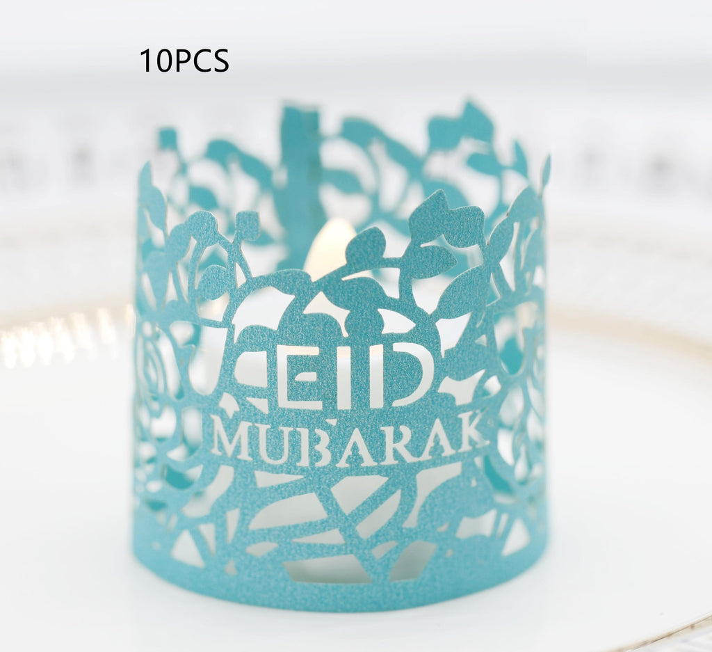 Ramadan Electronic Laser Cutout Candle Shades