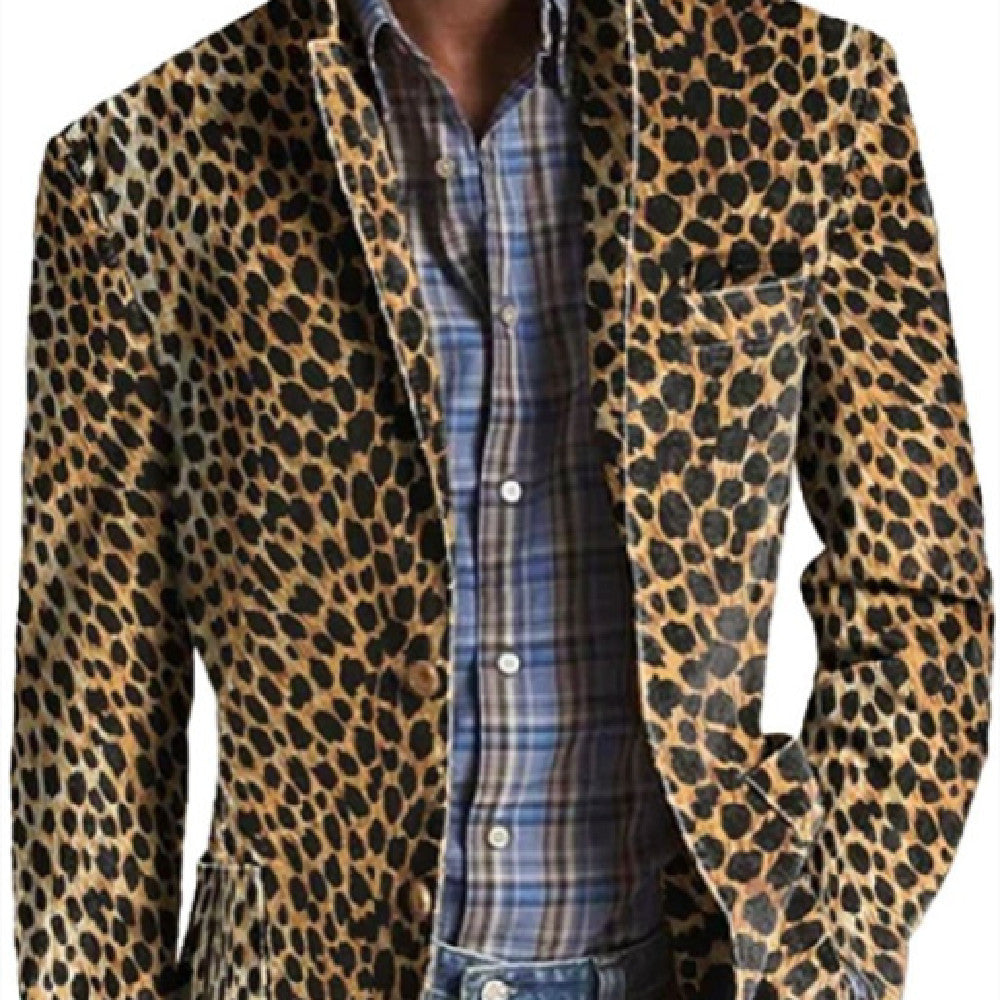 Men’s Classic Striped Plaid Suit
