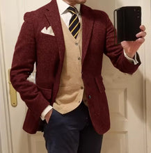 New Men’s Herringbone Suit