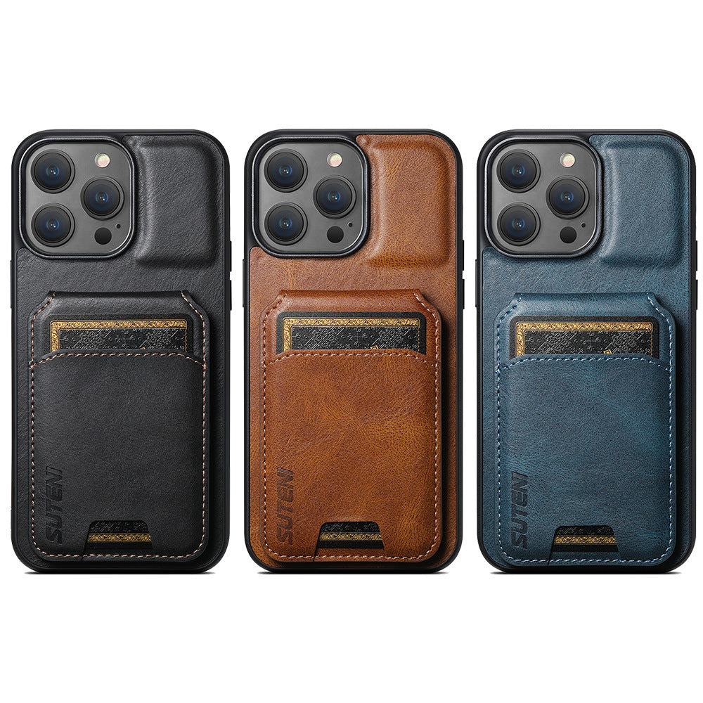 Handmade Leather Wallet Case for iPhone