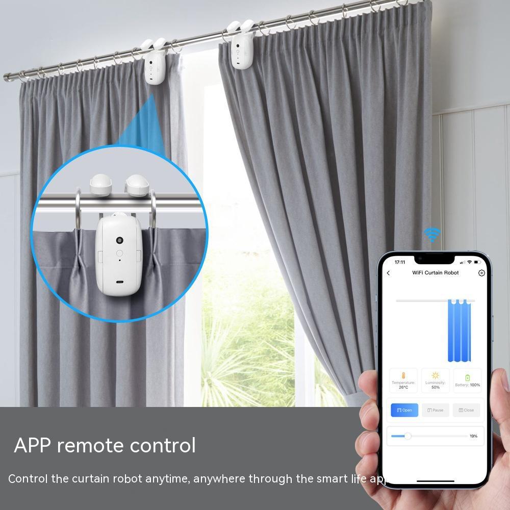 Smart Curtain Robot for Roman Rods