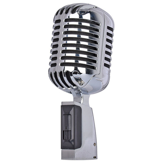 Retro Metal Microphone for Stage and Home Use
