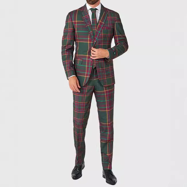 Stylish Two-Piece Digital Print Suit