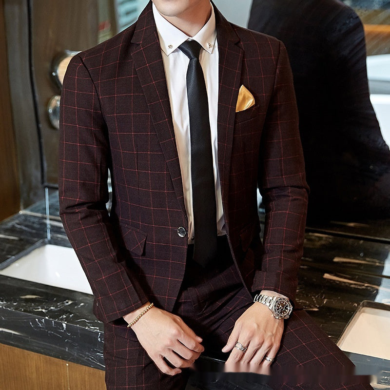 Men's Korean-style Business Suit