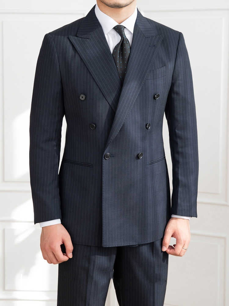 Men’s Stylish Handmade Six-Button Suit