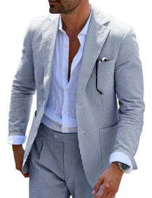 Seersucker Summer Suit for Men