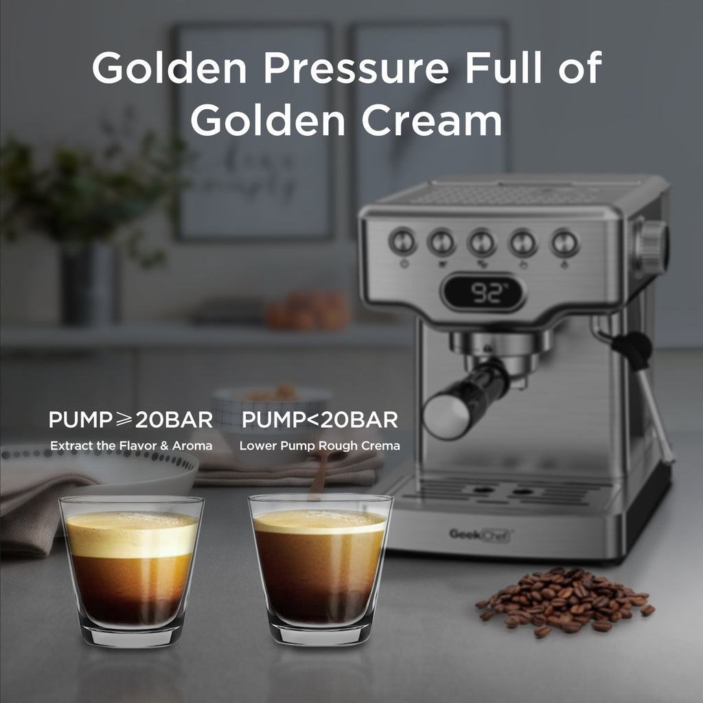 Geek Chef 20 Bar Espresso Machine