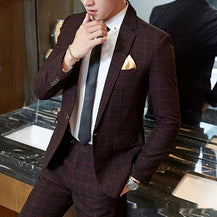 Men's Korean-style Business Suit