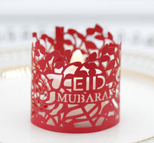 Ramadan Electronic Laser Cutout Candle Shades