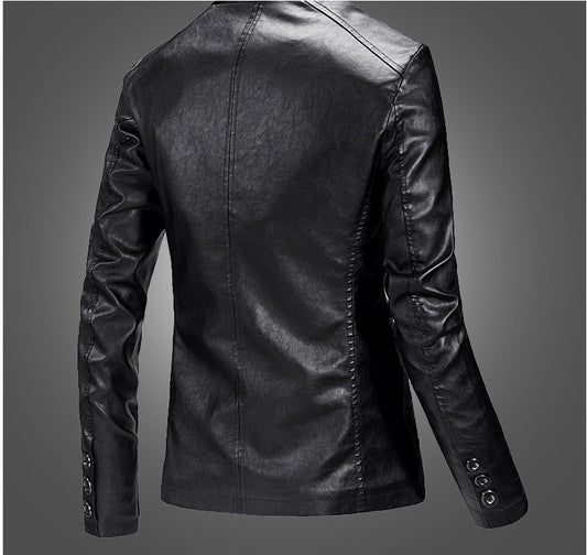 Men’s Spring Wear Leather Jacket