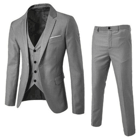 Men’s Cotton Blend Business Suit