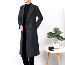 Men’s Long Double-Sided Wool Jacket