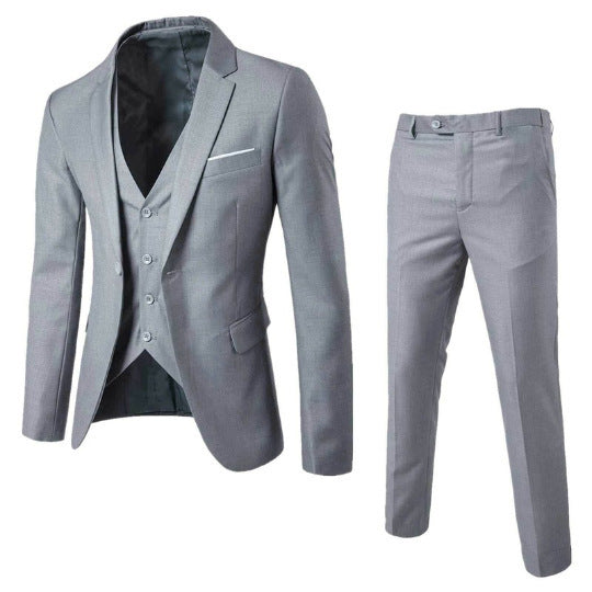 Men’s Korean Style Two-Piece Suit