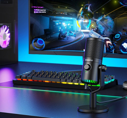 Noise-Cancelling Esports Gaming Microphone
