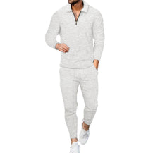 Men’s Long Sleeve T-Shirt Style Jacket with Pants