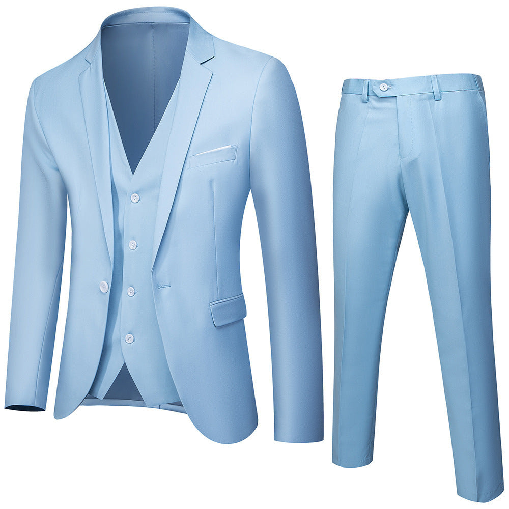 Men’s Korean Style Two-Piece Suit