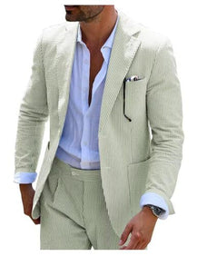 Seersucker Summer Suit for Men