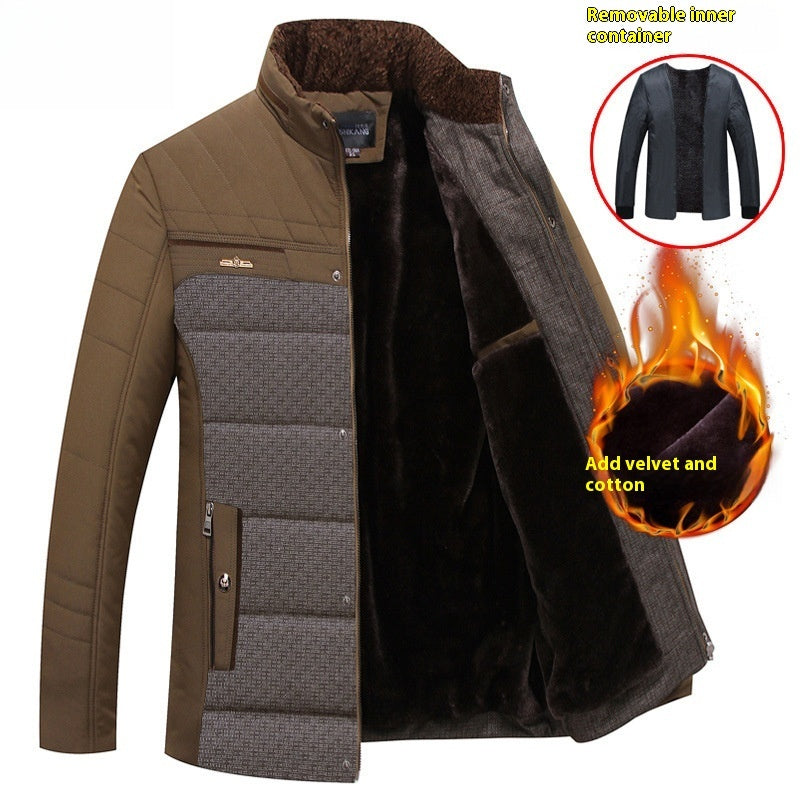 Men’s Warm Cotton-Padded Jacket