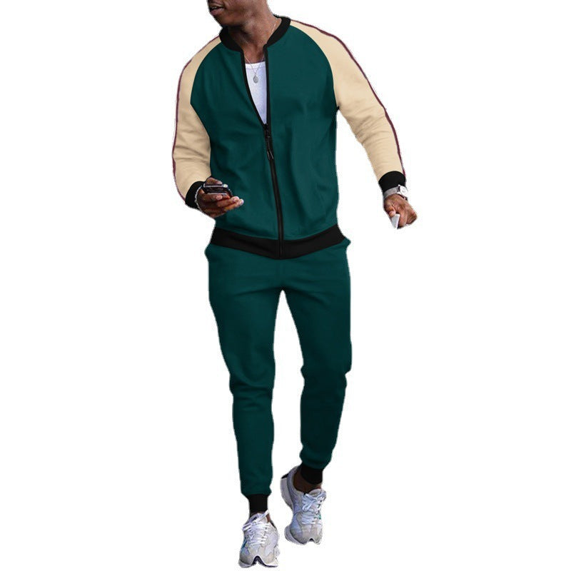 Men’s Stylish Zippered Sweater & Pants