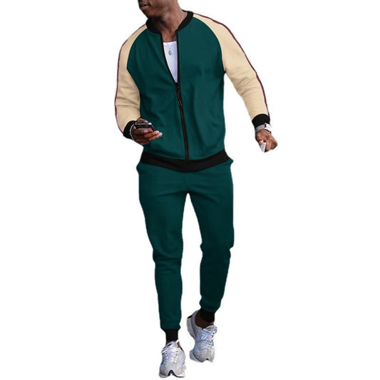 Men’s Stylish Zippered Sweater & Pants