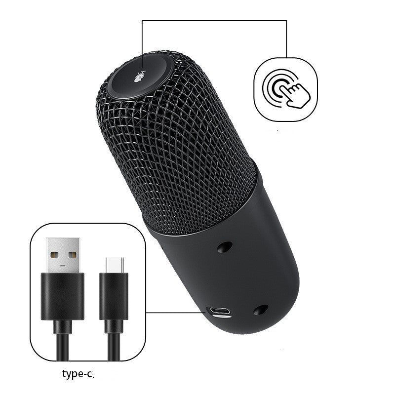 Professional USB Wired Microphone for Computer, Notebook, and Gaming