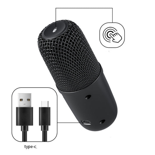 Professional USB Wired Microphone for Computer, Notebook, and Gaming